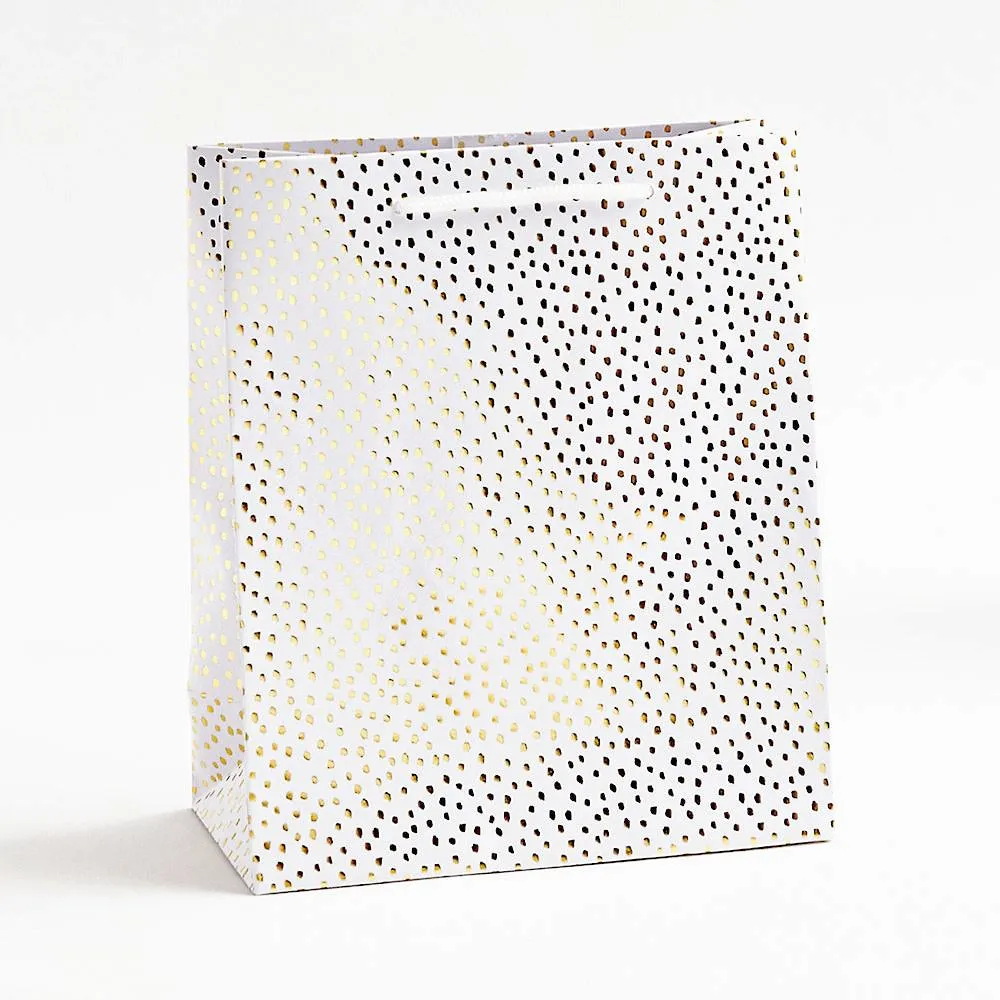 Gold Foil Flurry Gift Bag