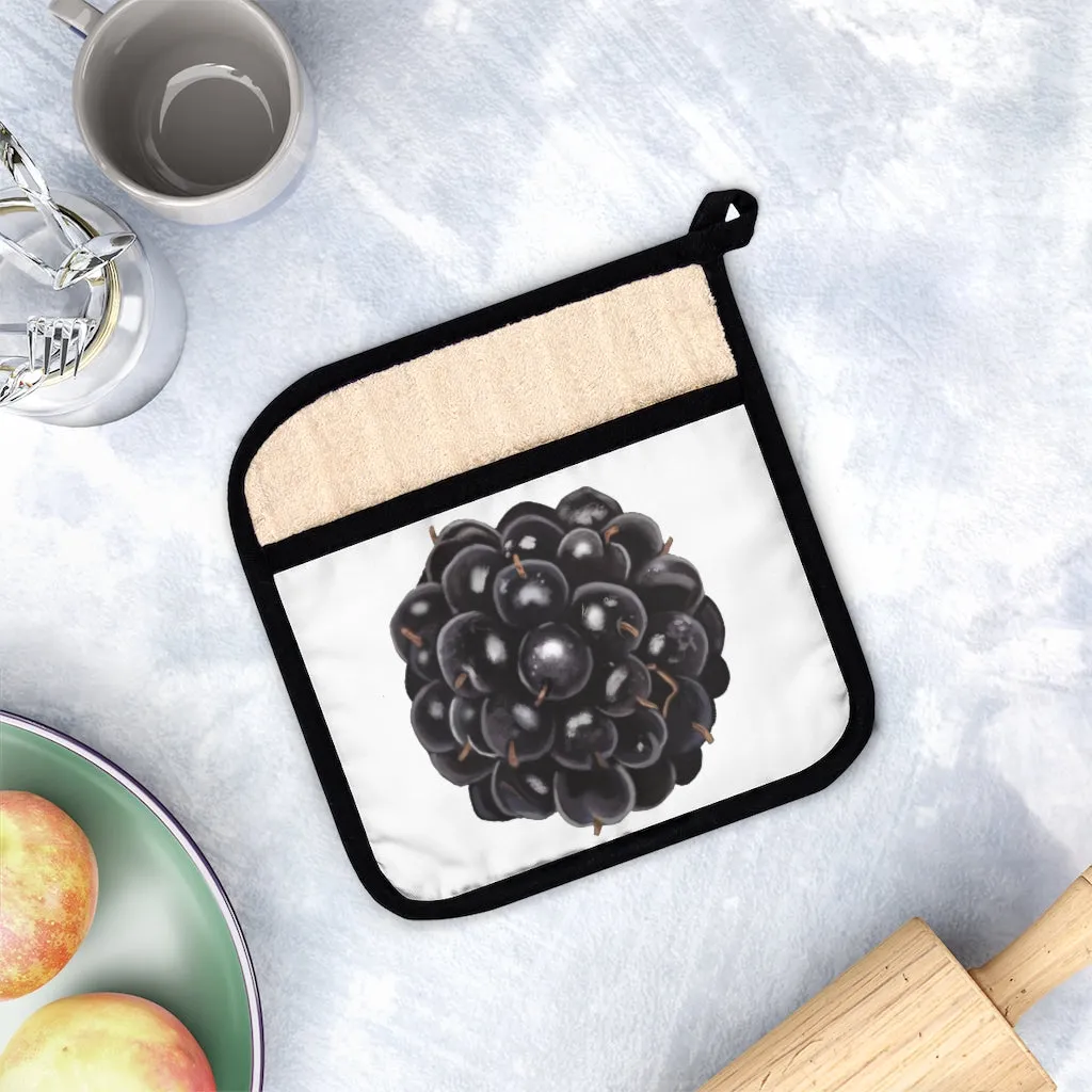 Grape Pot Holder with Pocket