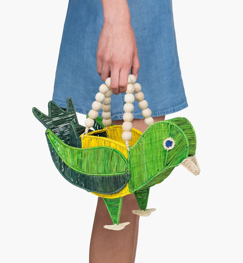 Green Bird Handbag