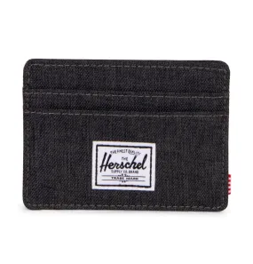 Herschel Charlie Card Holder – Black Crosshatch