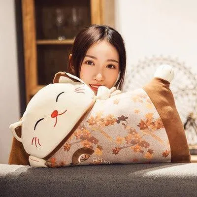 Japanese Style Cute Luck Pillow