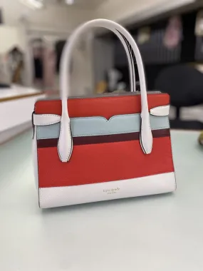 Kate Spade pebbled color block handbag