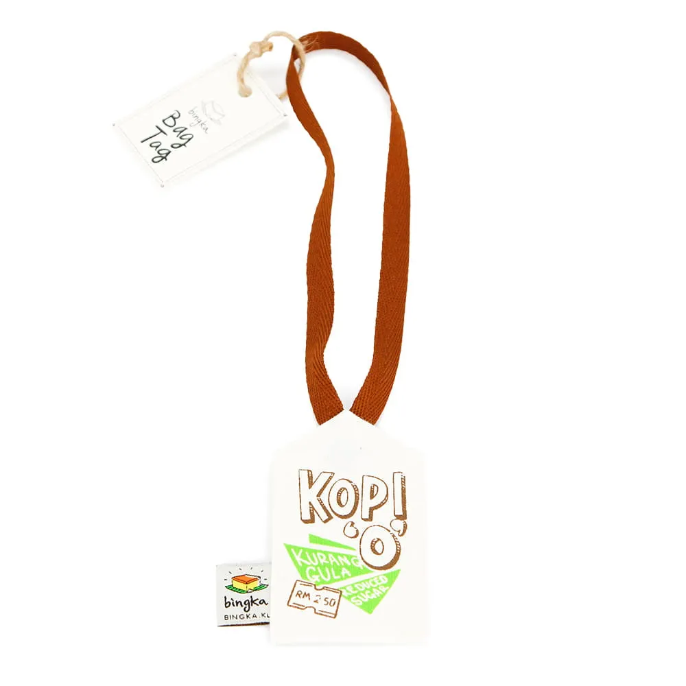 Kopi 'O' Bag Tag