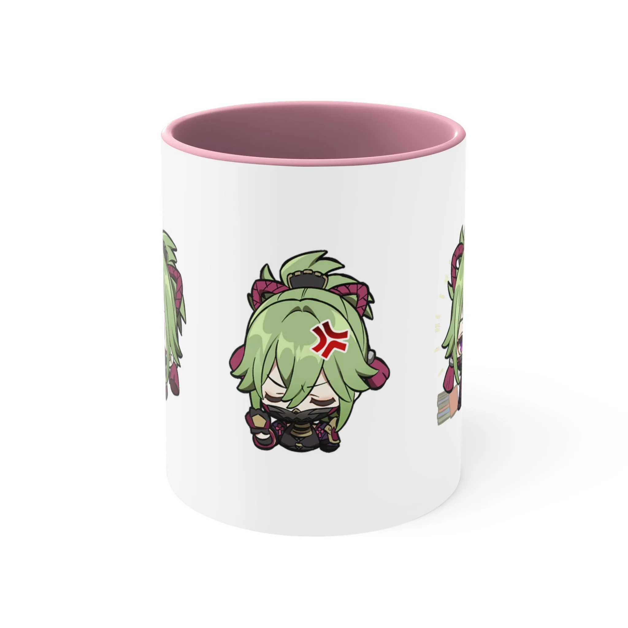 Kuki Genshin Impact Accent Coffee Mug, 11oz Cups Mugs Cup Gift For Gamer Gifts Game Anime Fanart Fan Birthday Valentine's Christmas