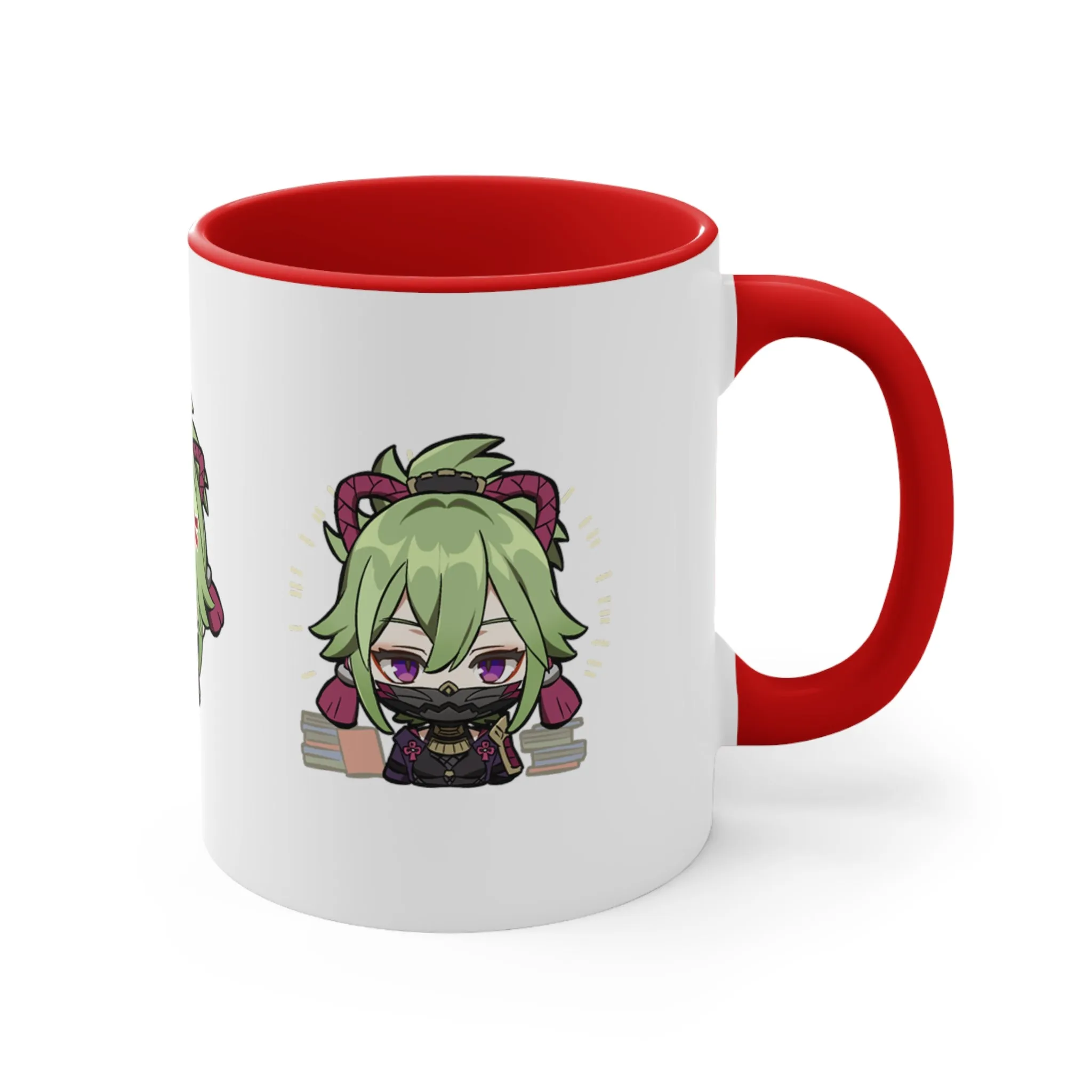 Kuki Genshin Impact Accent Coffee Mug, 11oz Cups Mugs Cup Gift For Gamer Gifts Game Anime Fanart Fan Birthday Valentine's Christmas