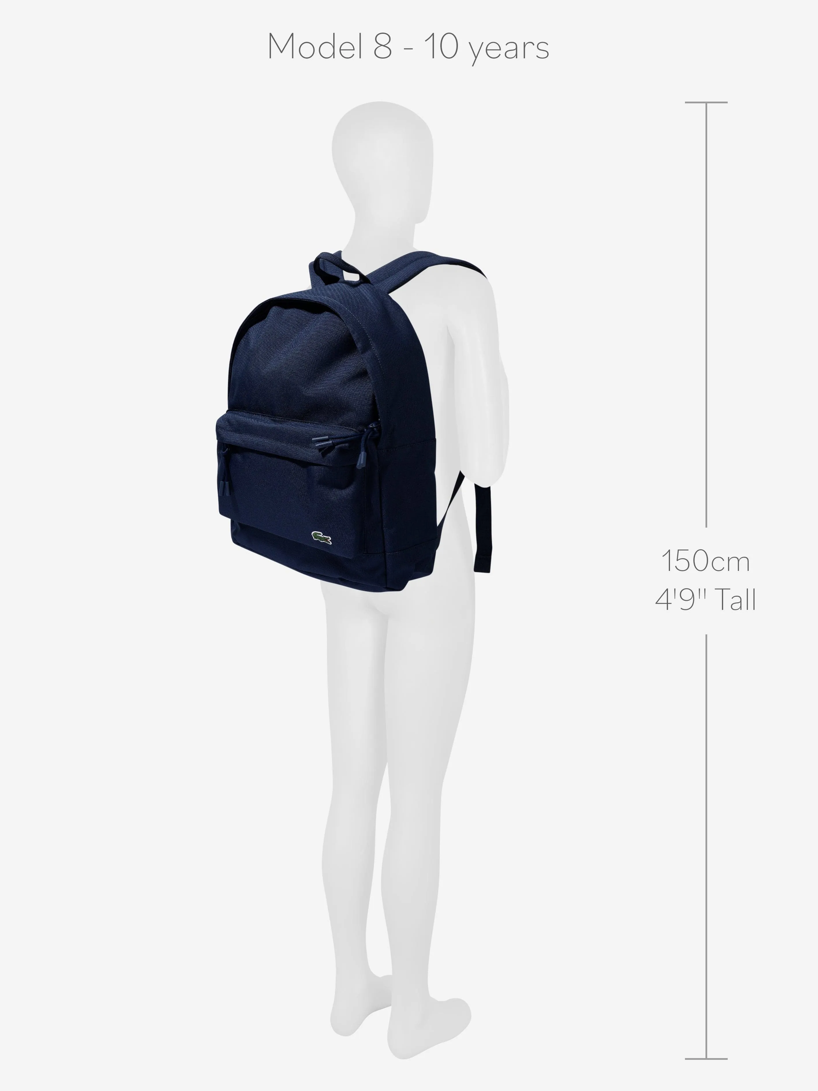 Lacoste Kids Logo Backpack in Navy