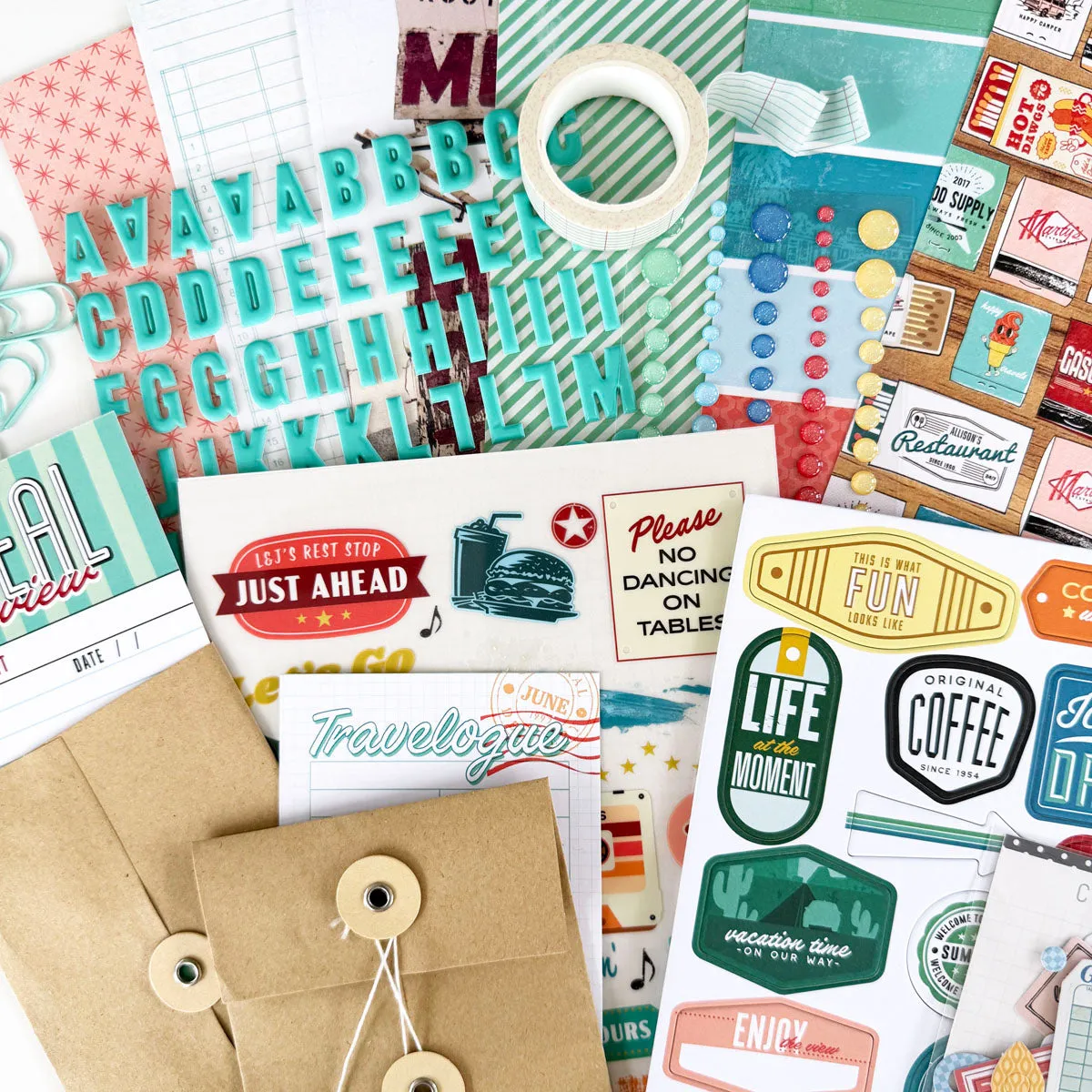Let's Go Scrapbooking Kit - Choose Your Add On - June 2024