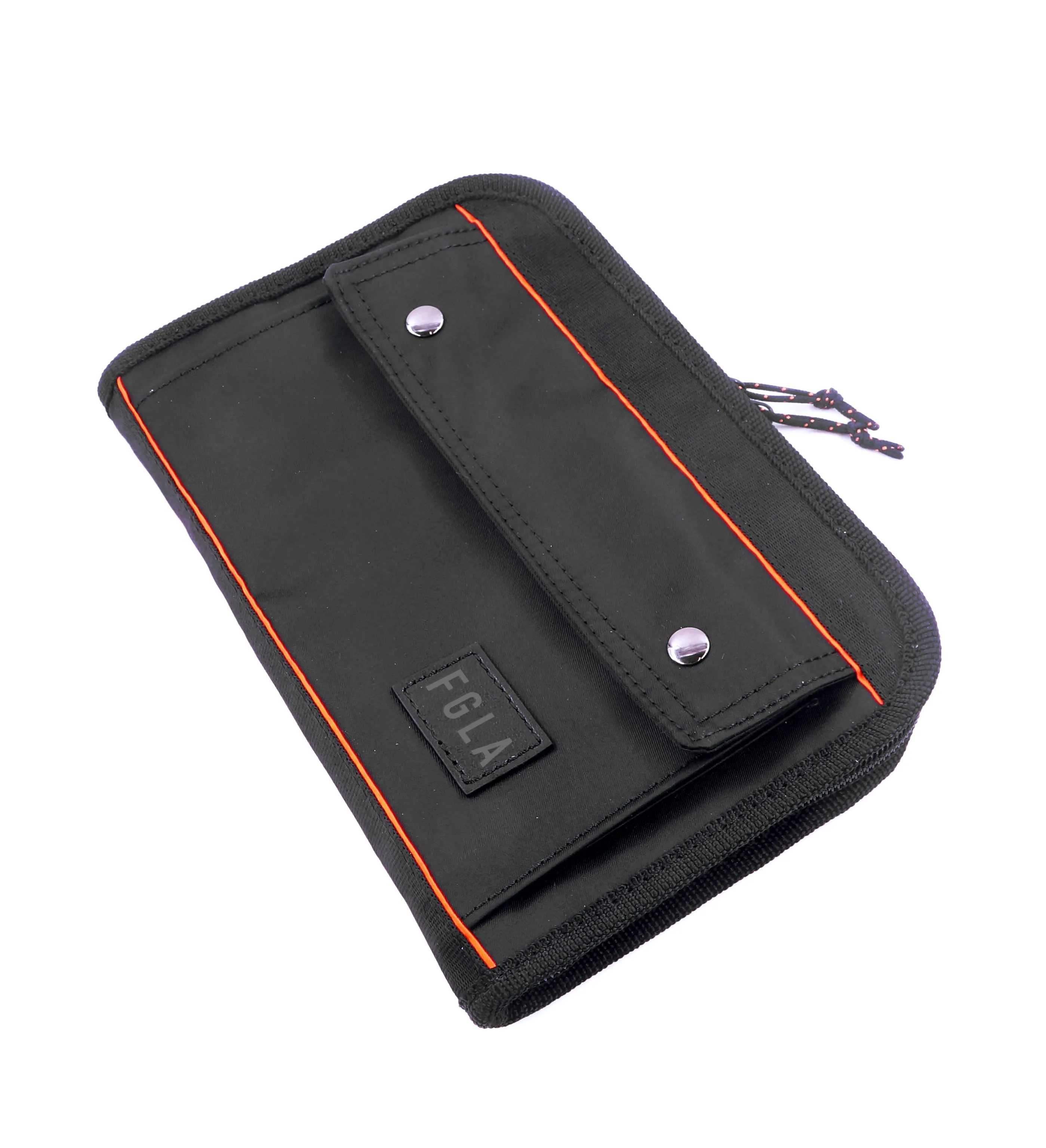 <A 000a001m05> Fungolia Gen2 Passport Holder <B>Regular Size</B> (Black/Orange)