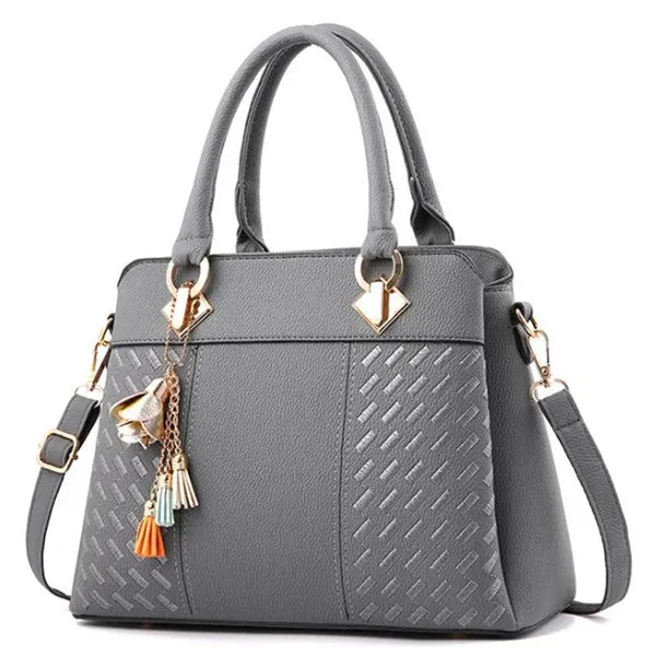 Luxury Handbag Women Crossbody Bag with tassel hanging Large Capacity Female Shoulder Bags