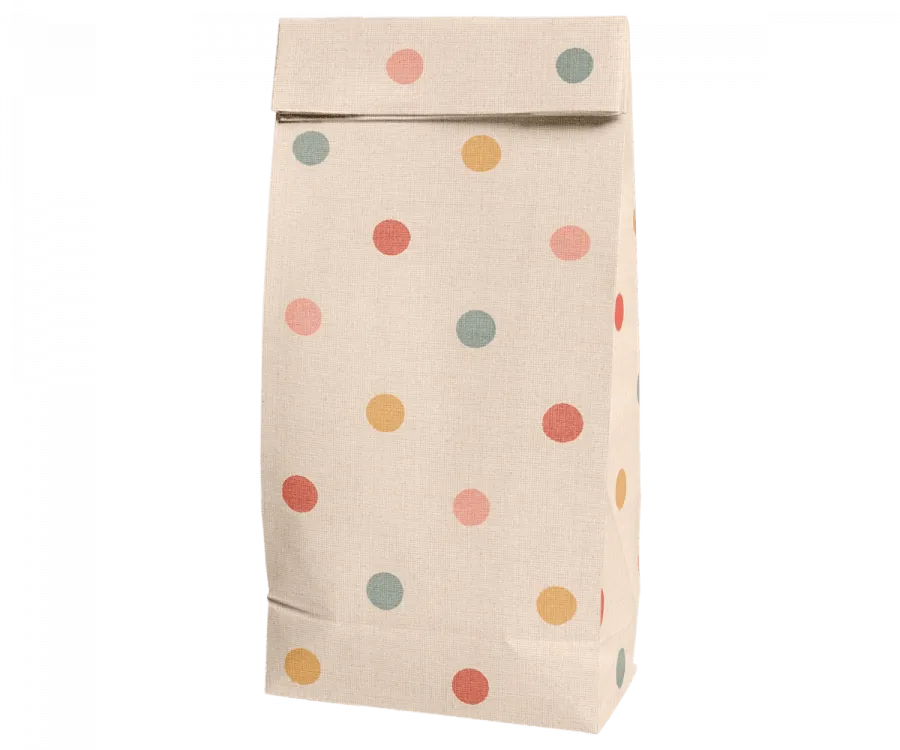 Maileg Party Paper Multi Dots Gift Bags Small