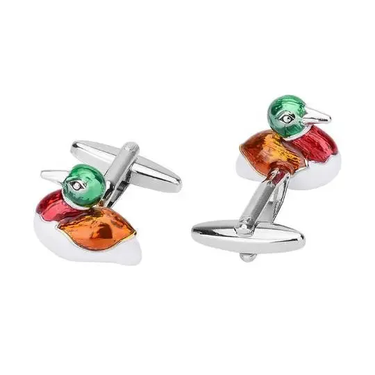 Mandarin Duck cufflinks