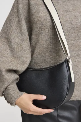 MANHATTAN BLACK SHOULDER HANDBAG