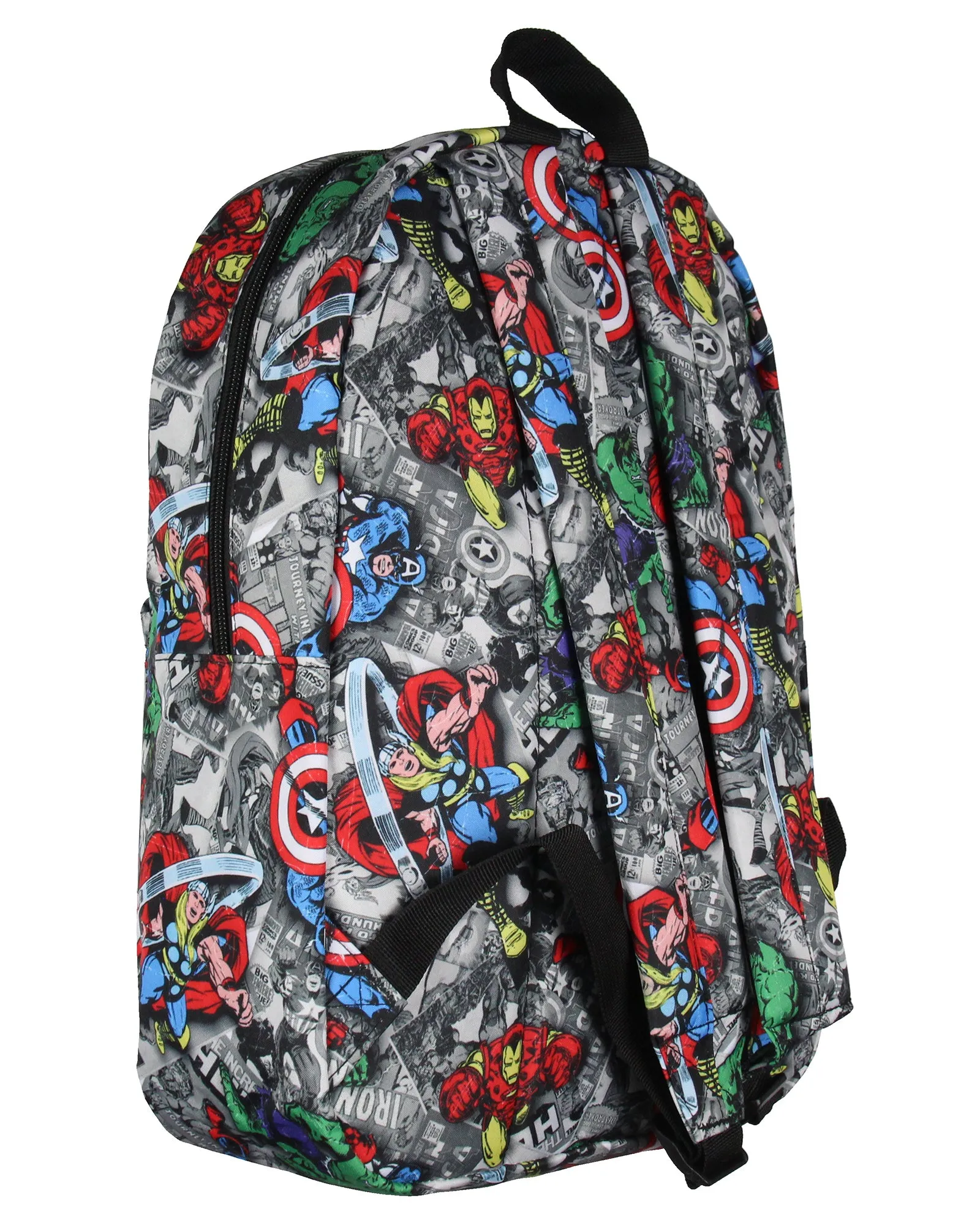 Marvel Avengers Vintage Comic Characters Laptop School Travel Backpack