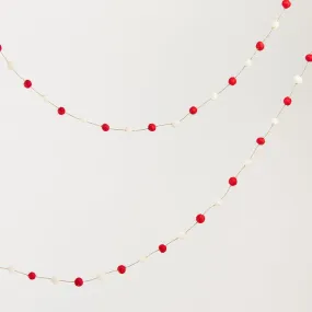 Mini Garland - Red and White