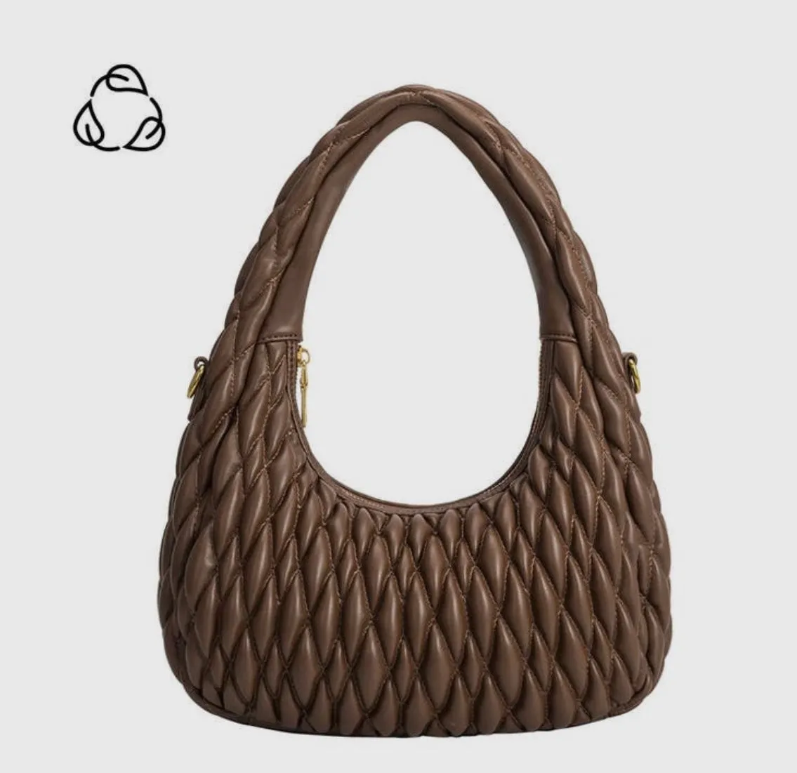 Modern Quilted Hobo Bag