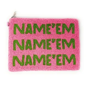 Name'em Large Beaded Pouch