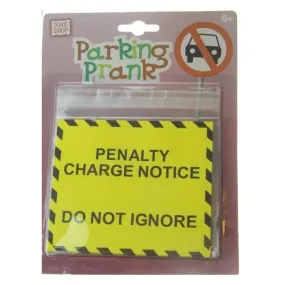 Novelty Joke Parking Prank Fake Penalty Notice