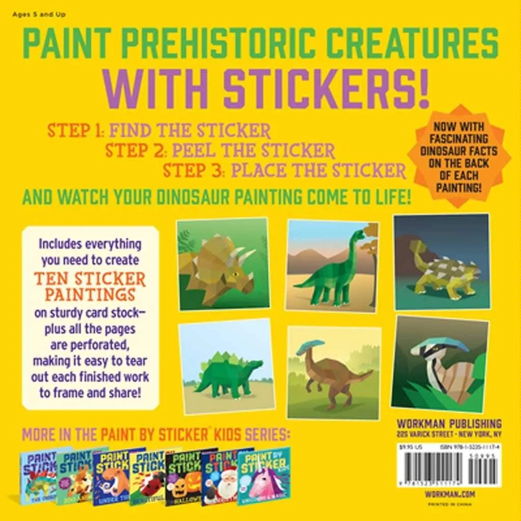 Paint by Sticker Kids - Dinosaurs