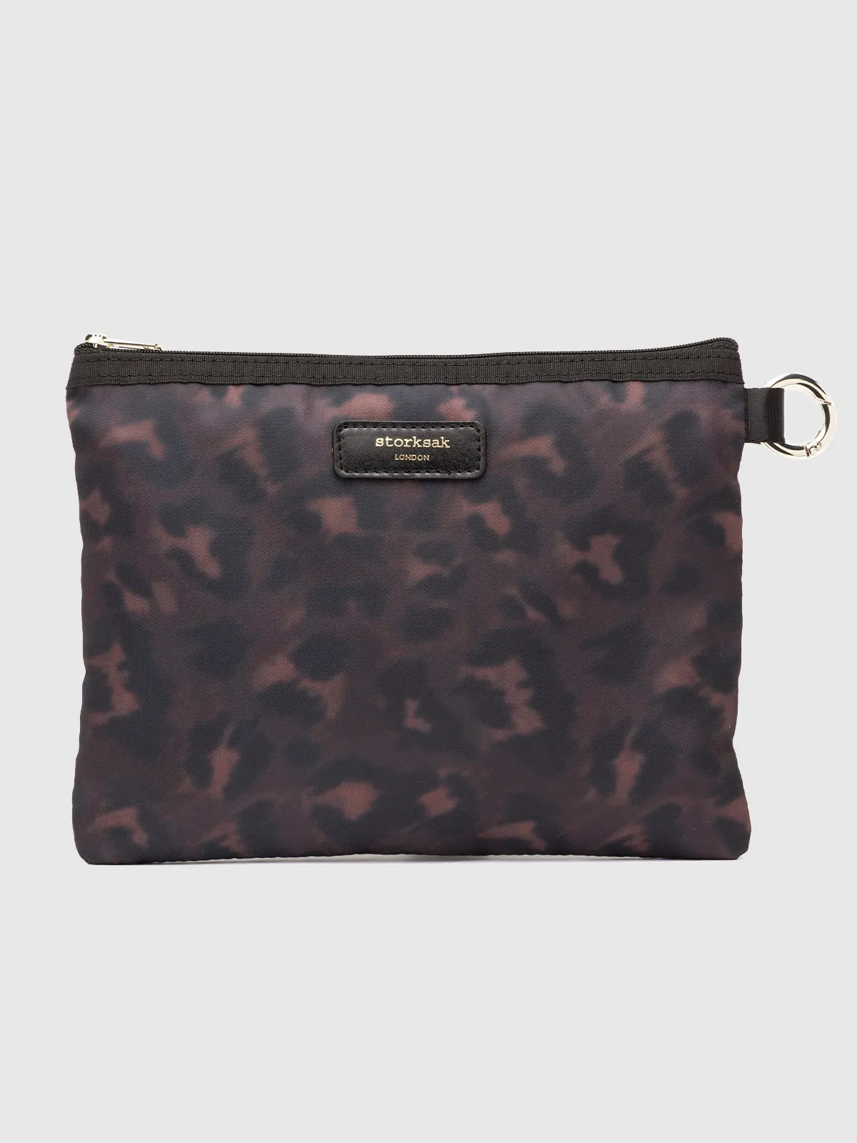 Parent Pouch Set Black & Leopard