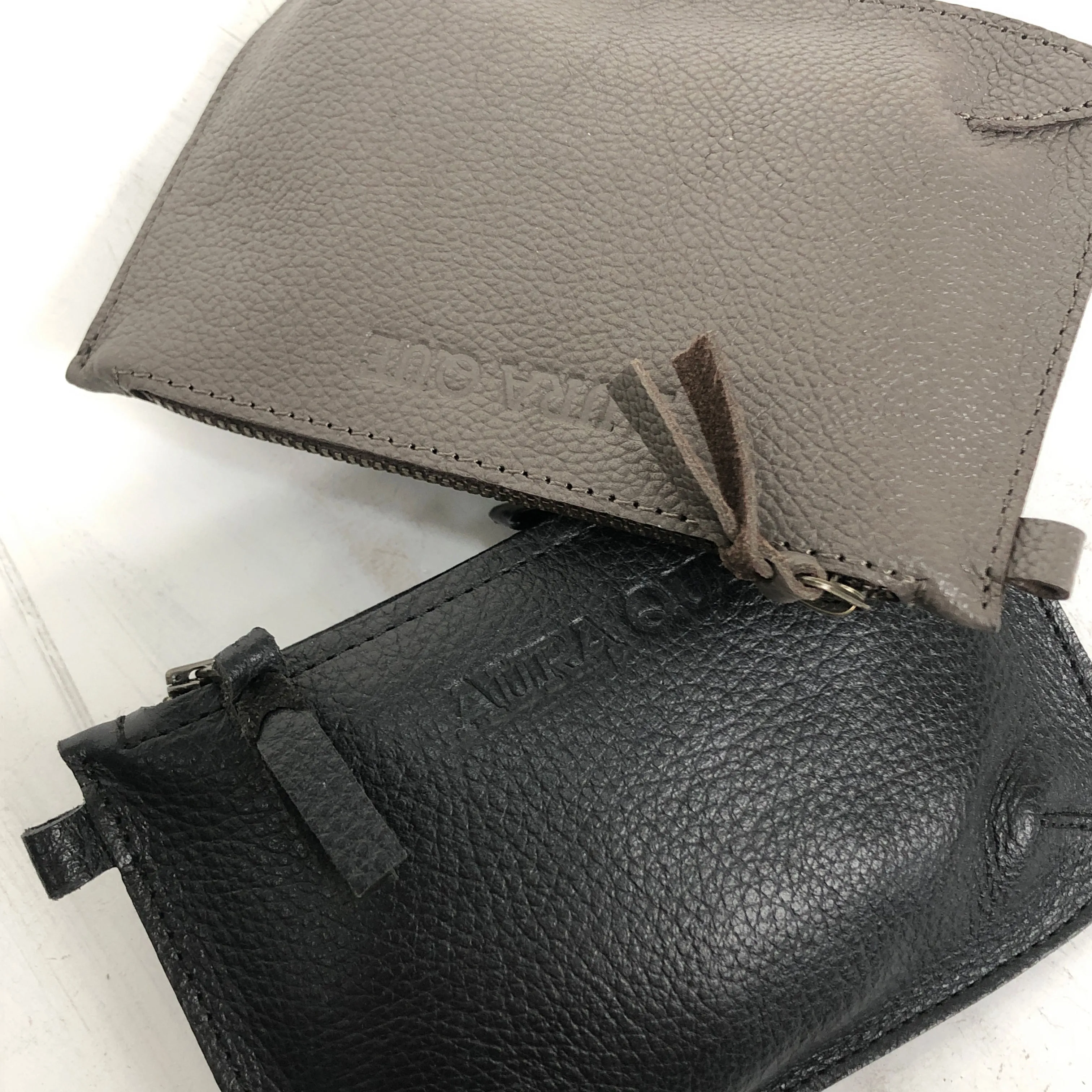 PARI Classic Leather Zip Coin Purse