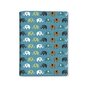 Passport Cover Travel Wallet Holder -Elephant