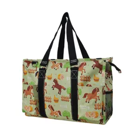 Pasture Pony NGIL Zippered Caddy Organizer Tote Bag