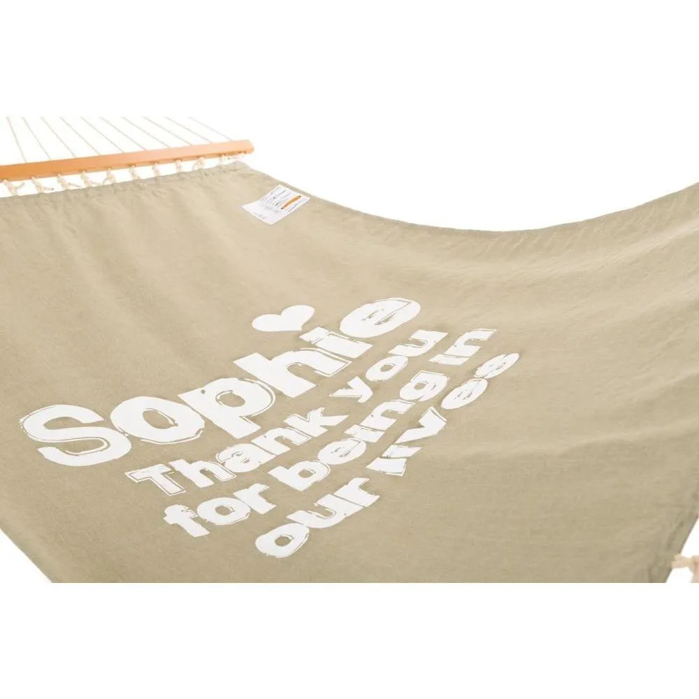 Personalised Classic Hammock - Single