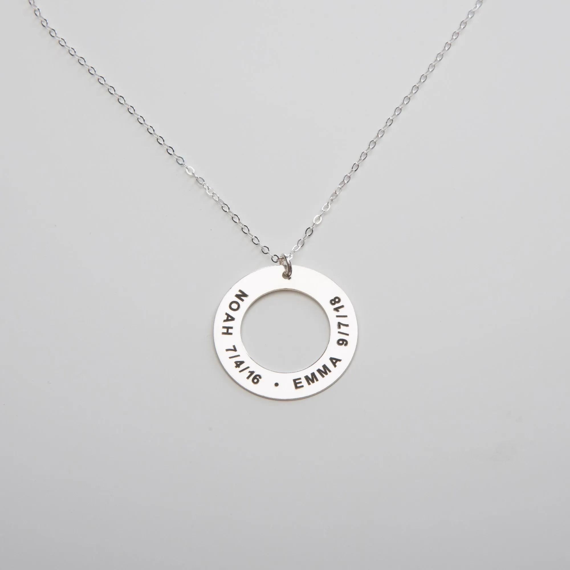 Personalized Family Name Necklace - CG392N. Starts at