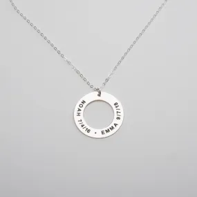 Personalized Family Name Necklace - CG392N. Starts at