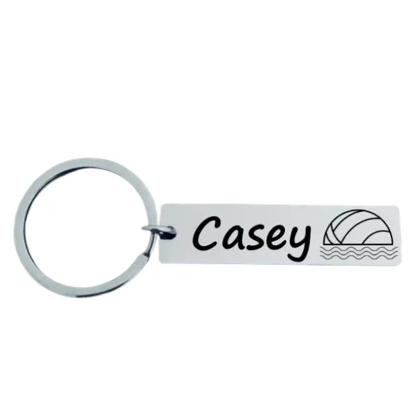 Personalized Waterpolo Keychain - Pick Style