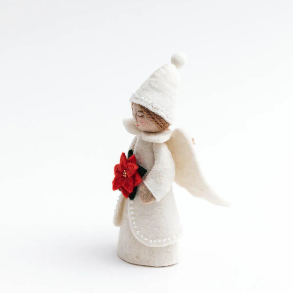 Poinsettia Gift Angel