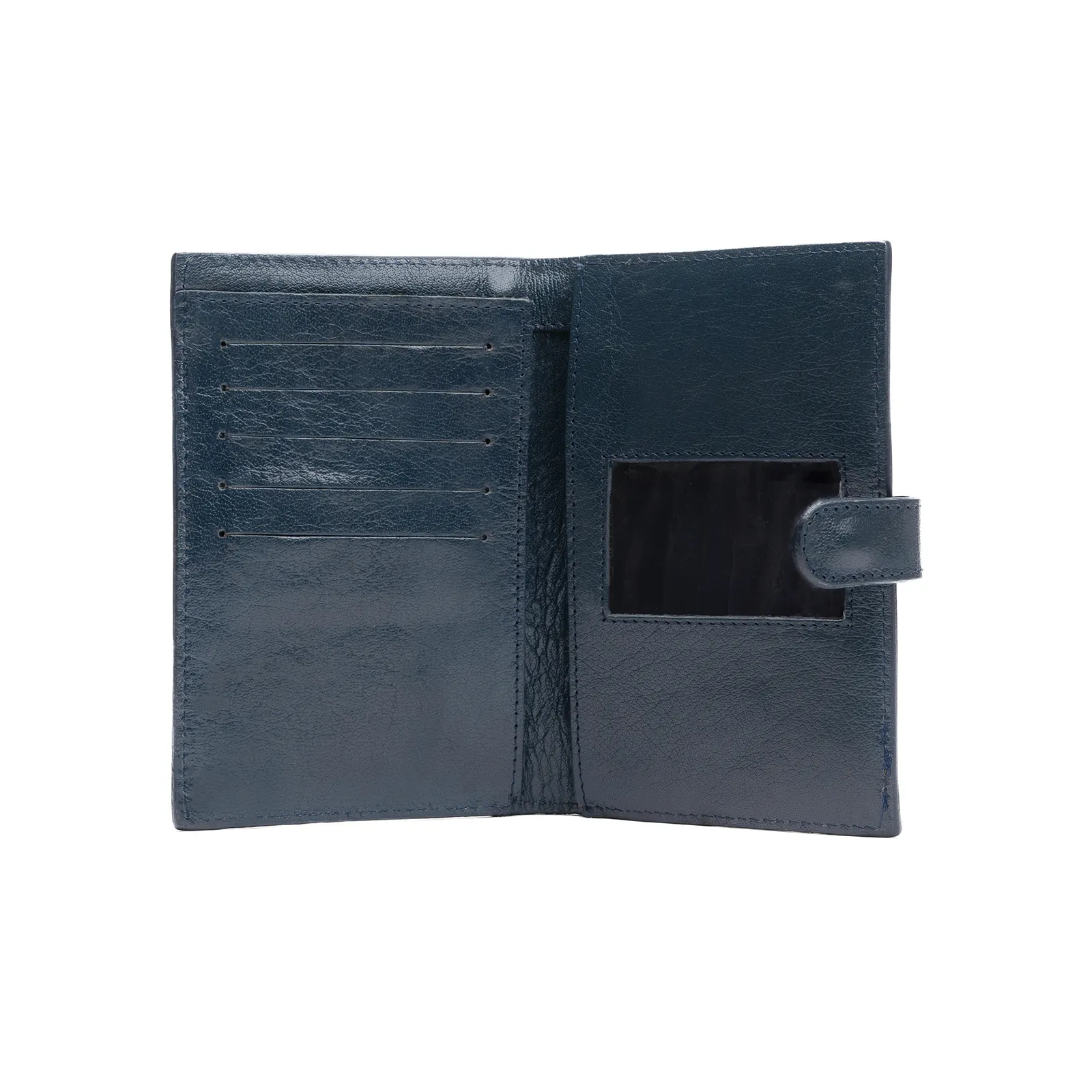 Premium leather travel wallet and passport holder