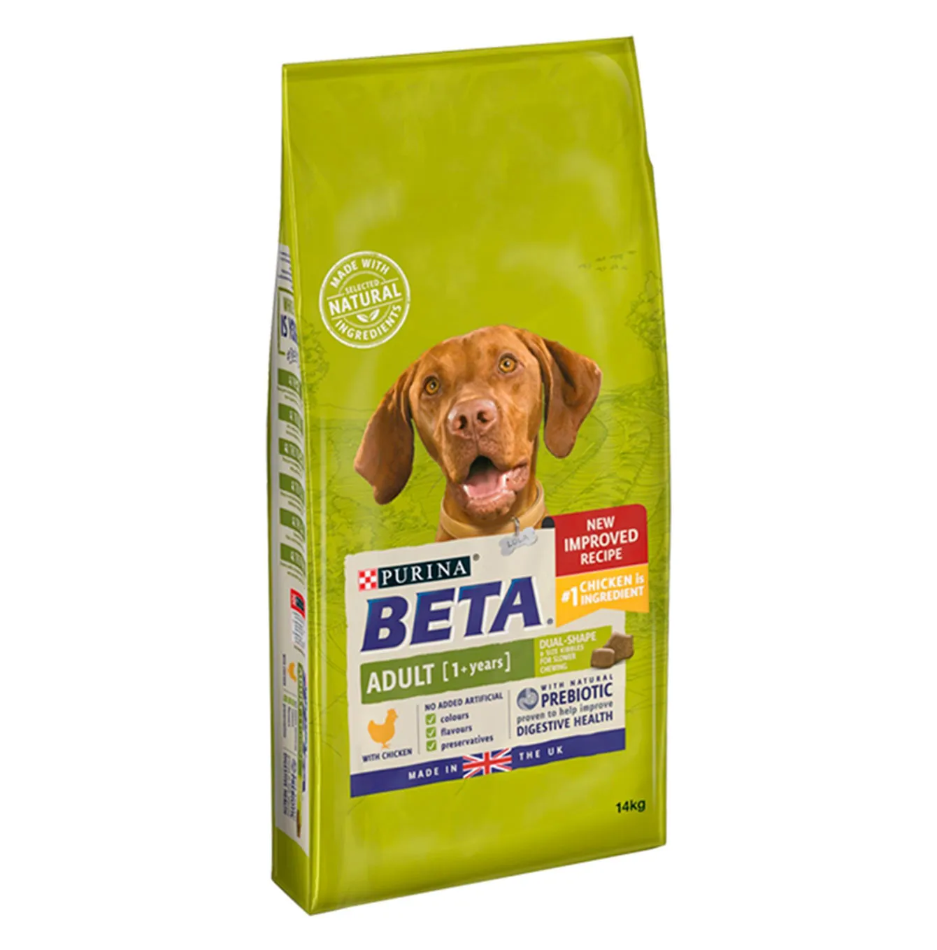 Purina Beta Adult Dry Dog Food with Chicken 14KG