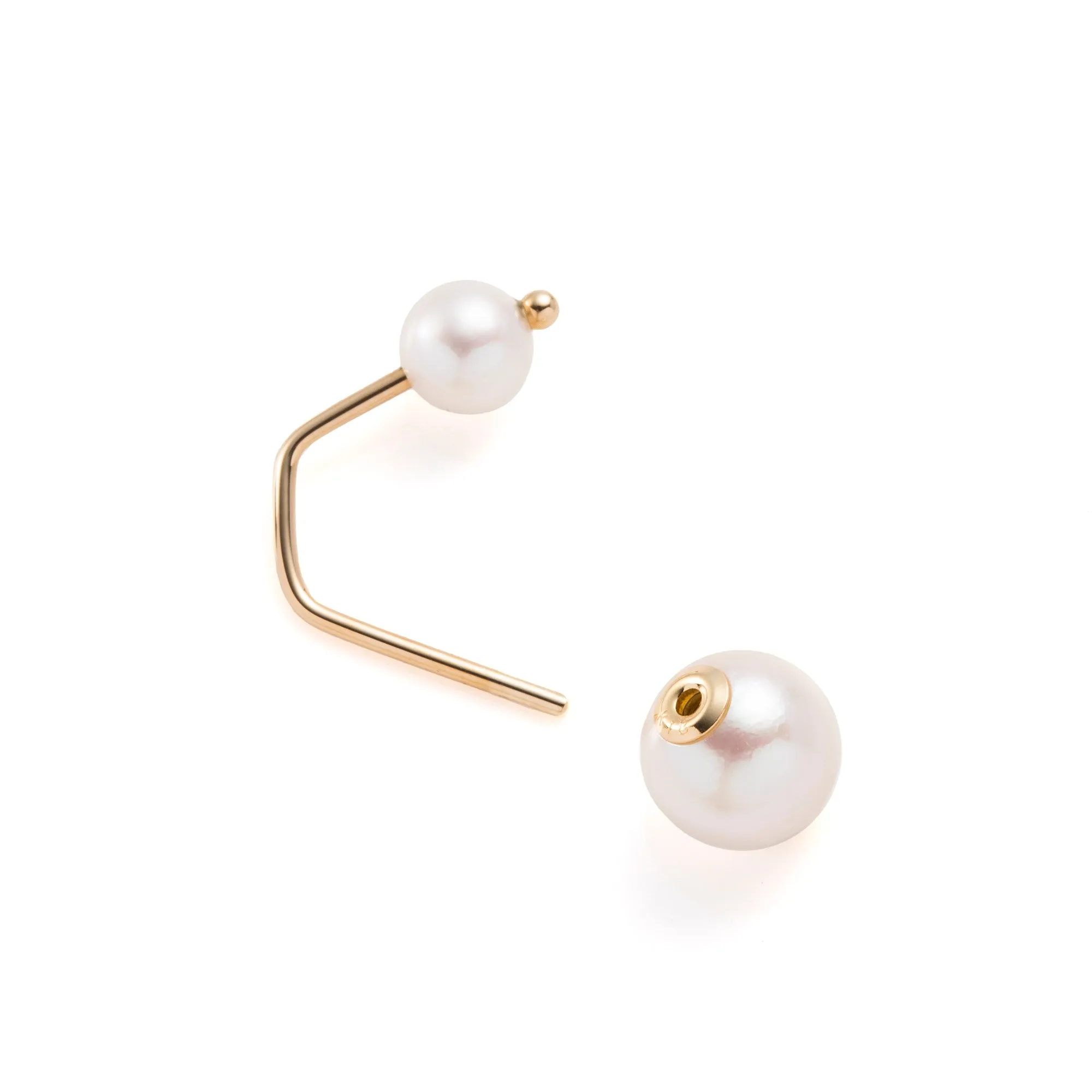 "Bumble Bee" Akoya Pearl Earring