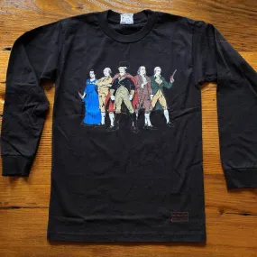 "Revolutionary Superheroes" with George Washington Long-sleeved shirt