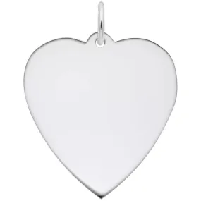 Rembrandt Charms - Large Classic Heart Charm - 4606