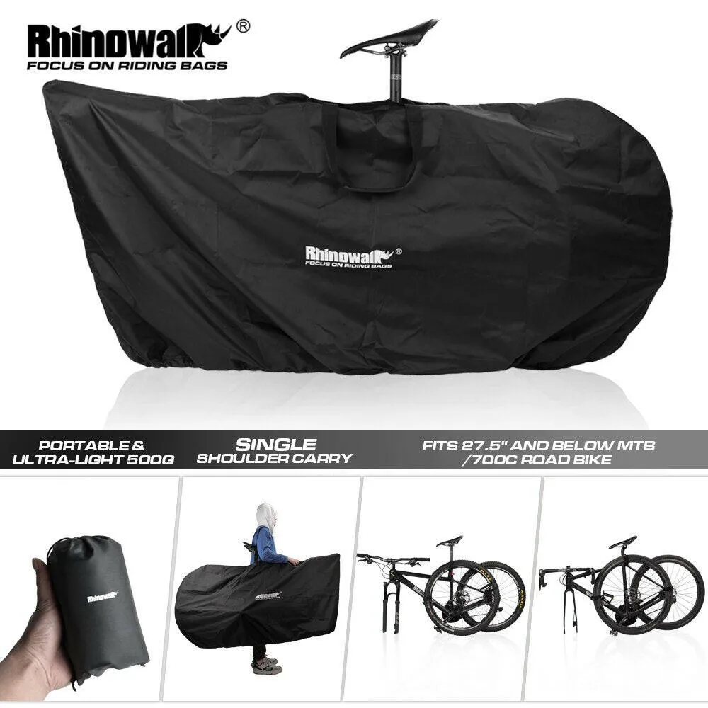 Rhinowalk Bicycle Storage Bag Cover Portable Fits 27.5" And below MTB/700C Road Bike Light Bike Travel Carry Shoulder Bag