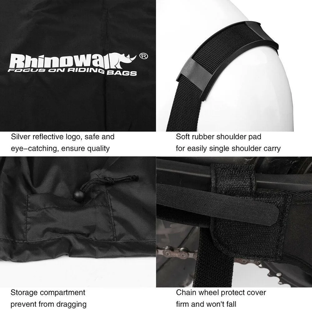 Rhinowalk Bicycle Storage Bag Cover Portable Fits 27.5" And below MTB/700C Road Bike Light Bike Travel Carry Shoulder Bag