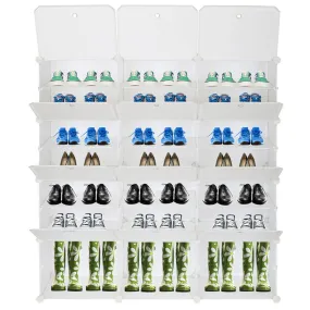 RONSHIN 7-tier 21-grid Storage Shoe Cabinet Shoe Rack Organizer