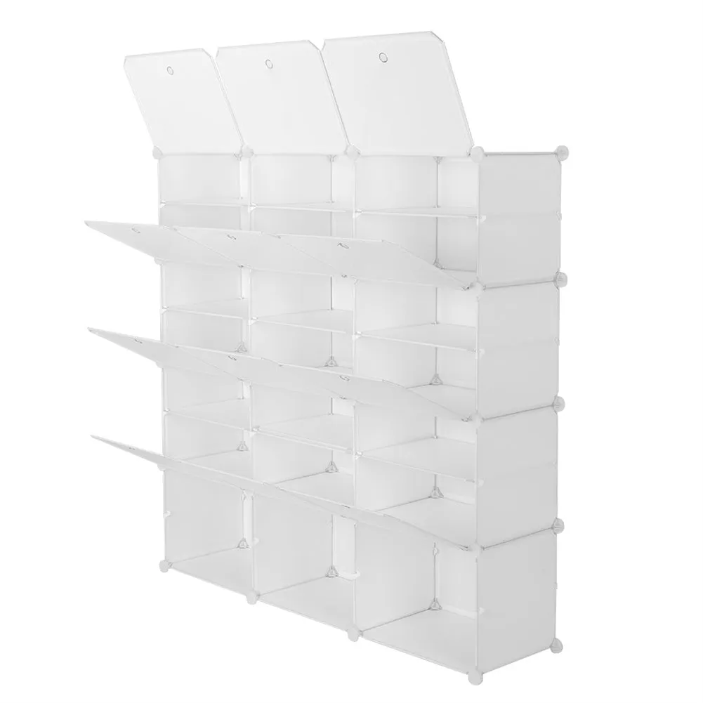 RONSHIN 7-tier 21-grid Storage Shoe Cabinet Shoe Rack Organizer