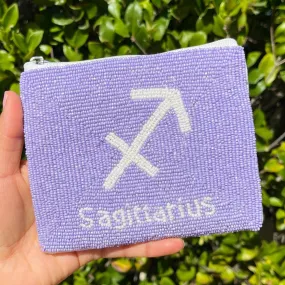 Sagittarius Beaded Coin Purse