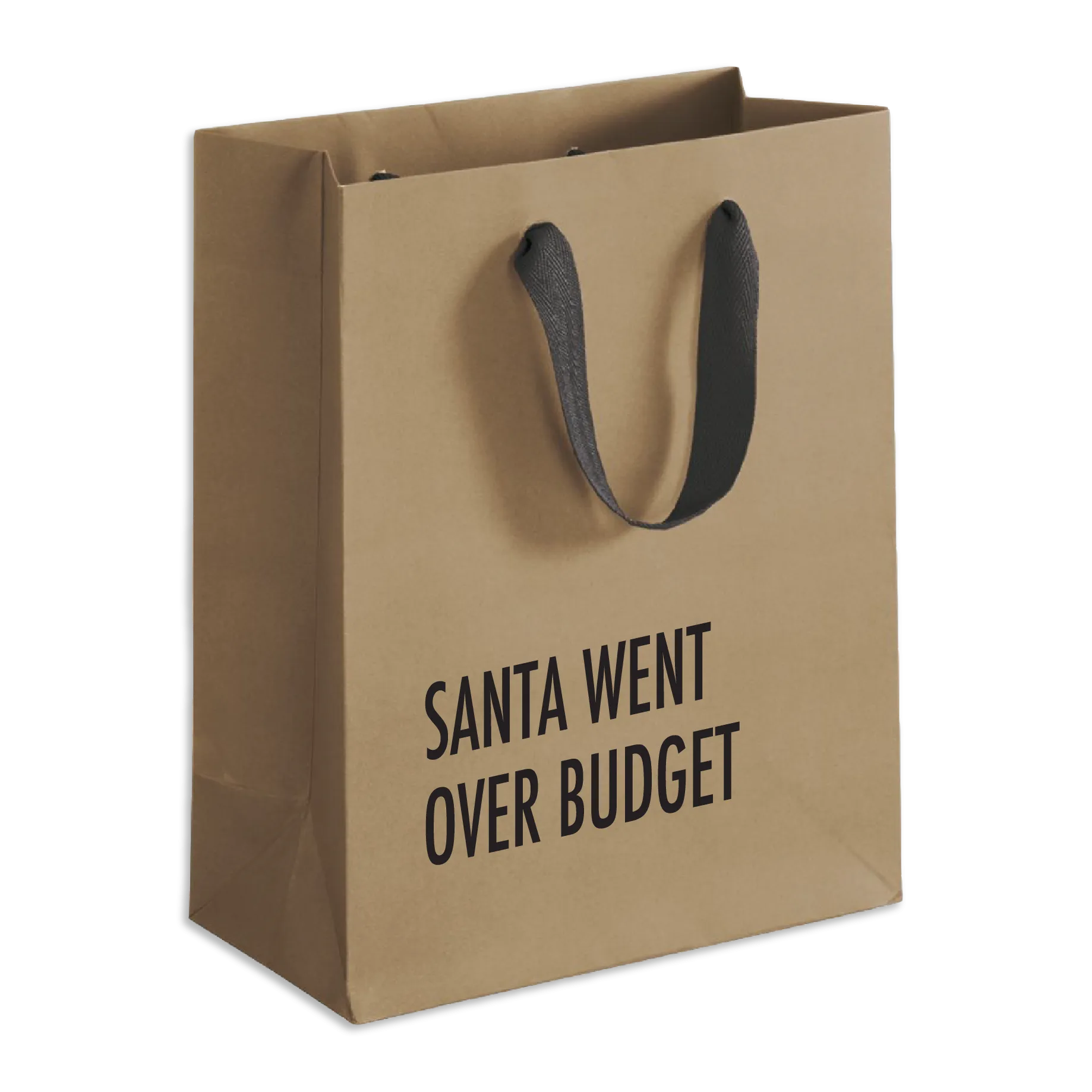 Santa Budget Christmas Gift Bag