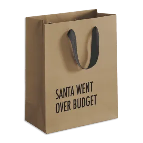 Santa Budget Christmas Gift Bag