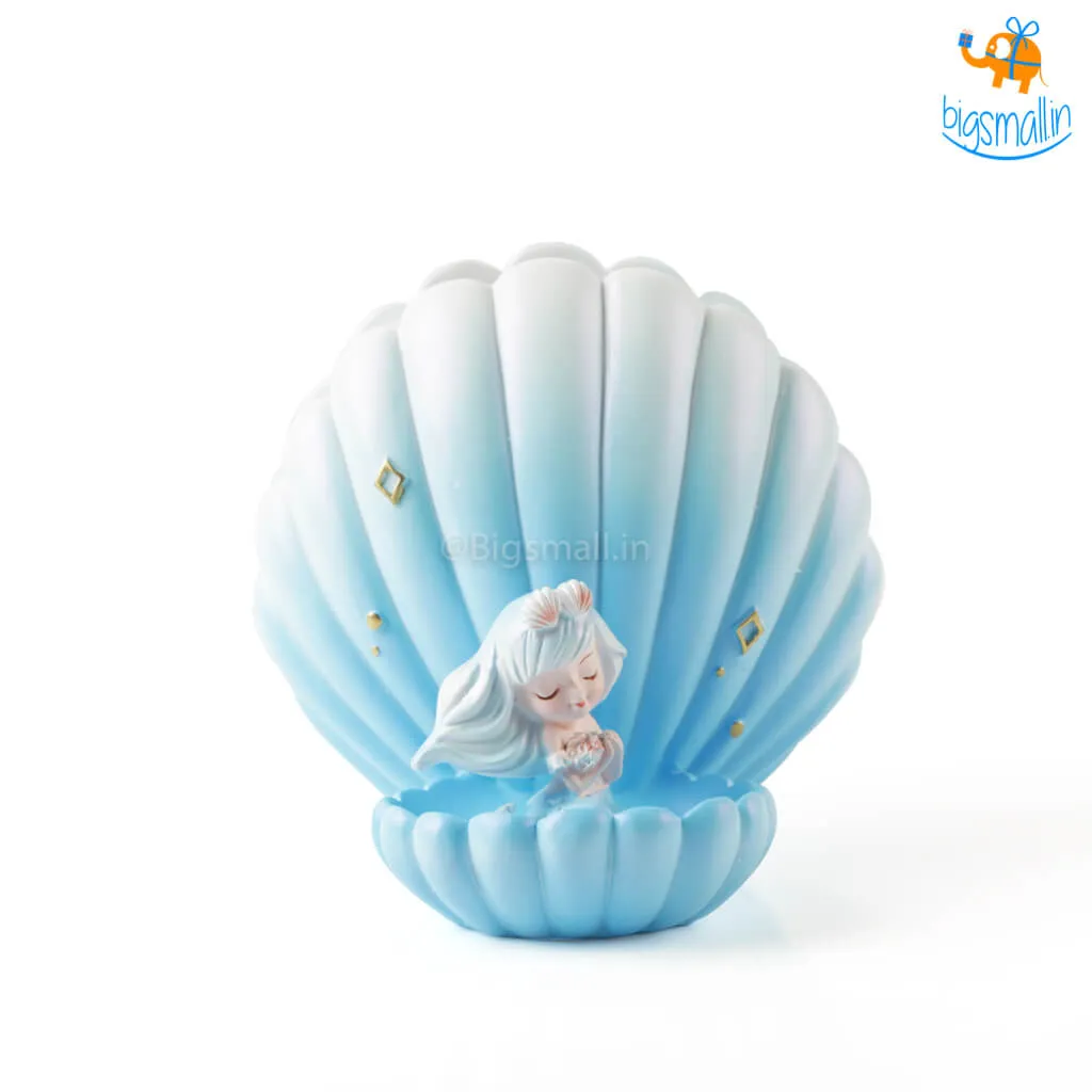 Sea Shell & Mermaid Desk Organizer