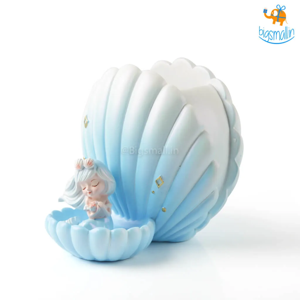 Sea Shell & Mermaid Desk Organizer