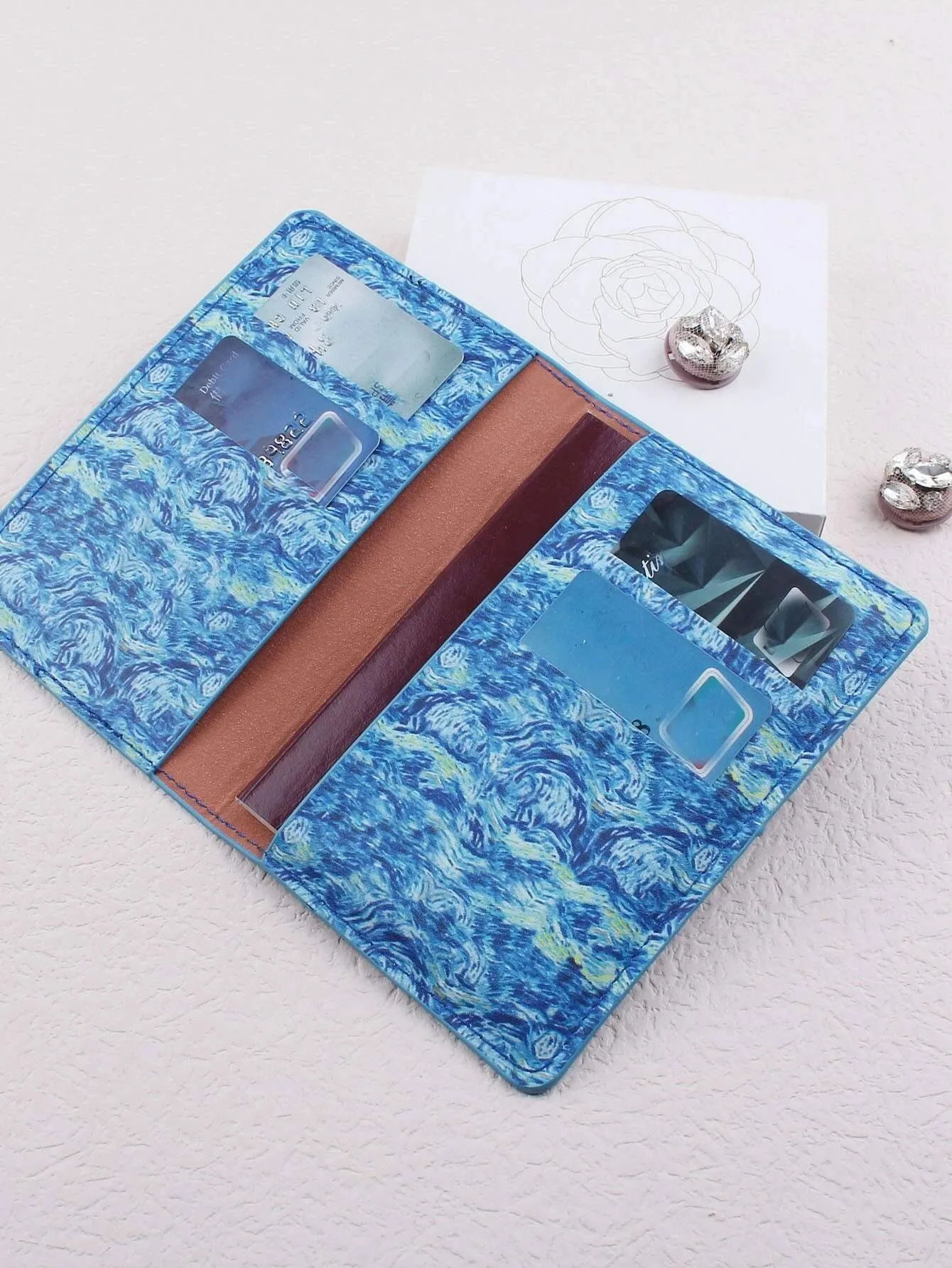 Shein Sky Graphic Passport Holder