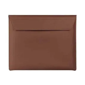 Smart Premium Hand Crafted Genuine Leather Sleeve  For Macbook 13.5" - Brown-A2RR