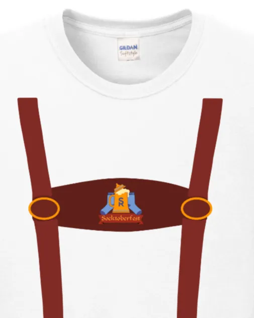 Socktoberfest Lederhosen Long Sleeve