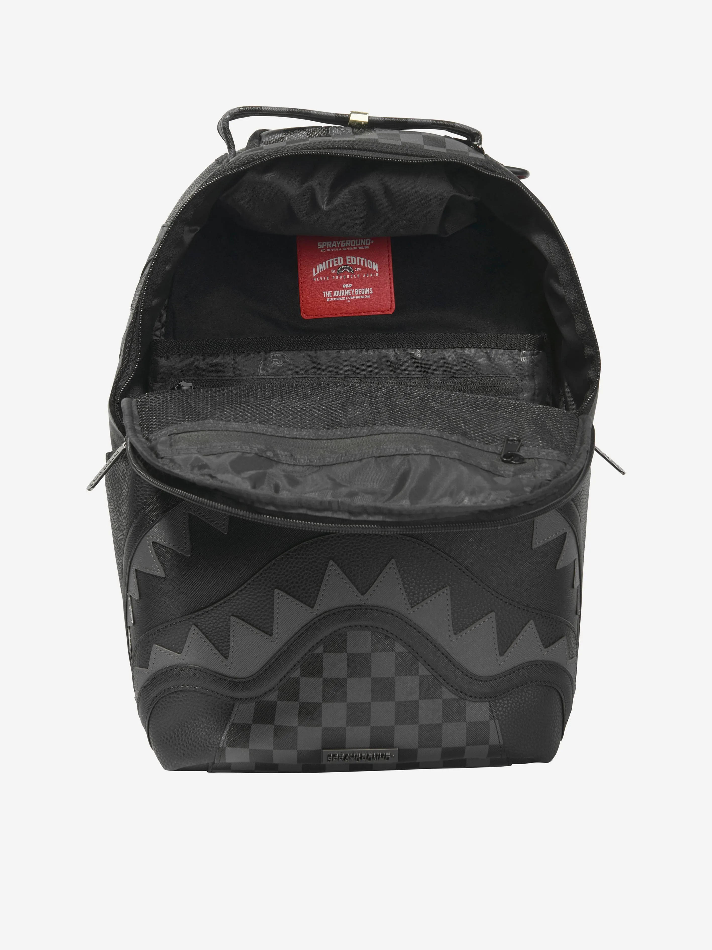 Sprayground Kids Henny Phantom DLXSV Backpack in Grey