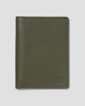 Stitch & Hide Atlas Passport Holder - Olive